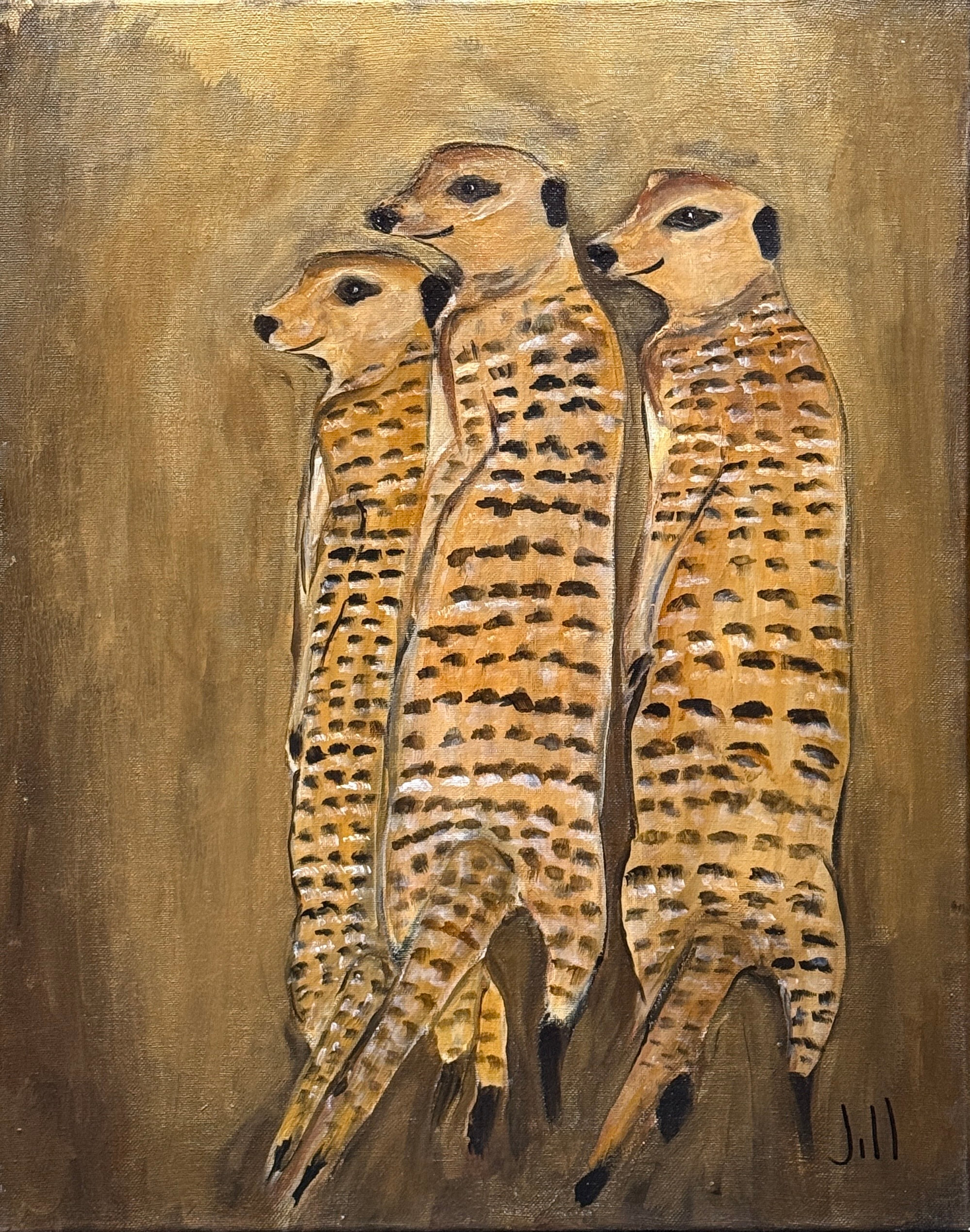 Band of Brothers Meerkats by Jill Drllevich