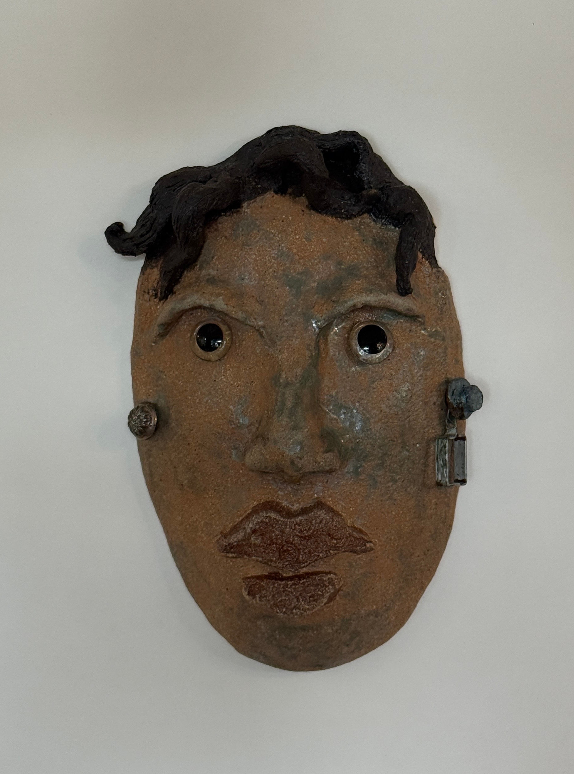 Chilo Aiza — found-object mask by Jill Drllevich