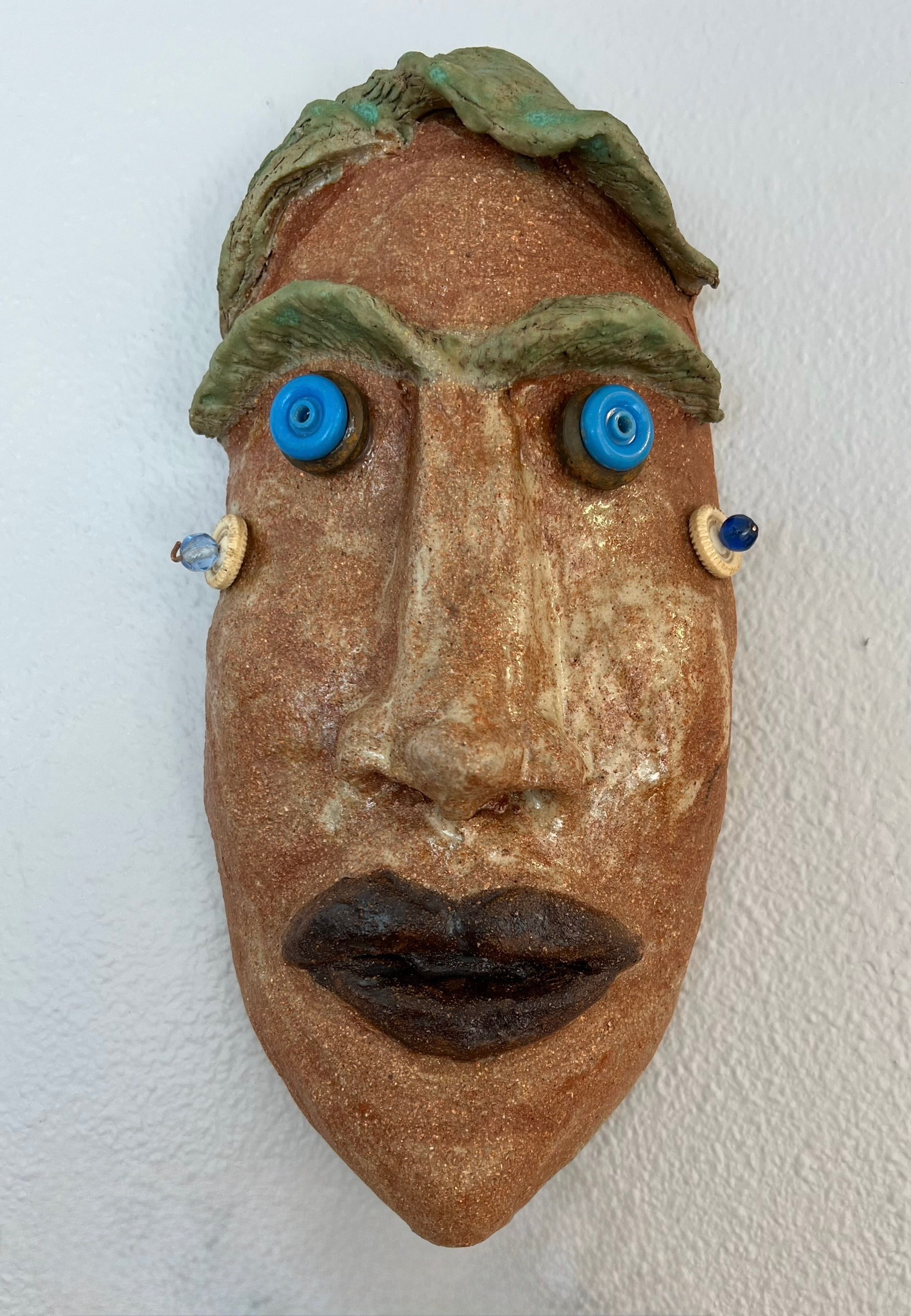 Lewis L’Amorde — found-object mask by Jill Drllevich