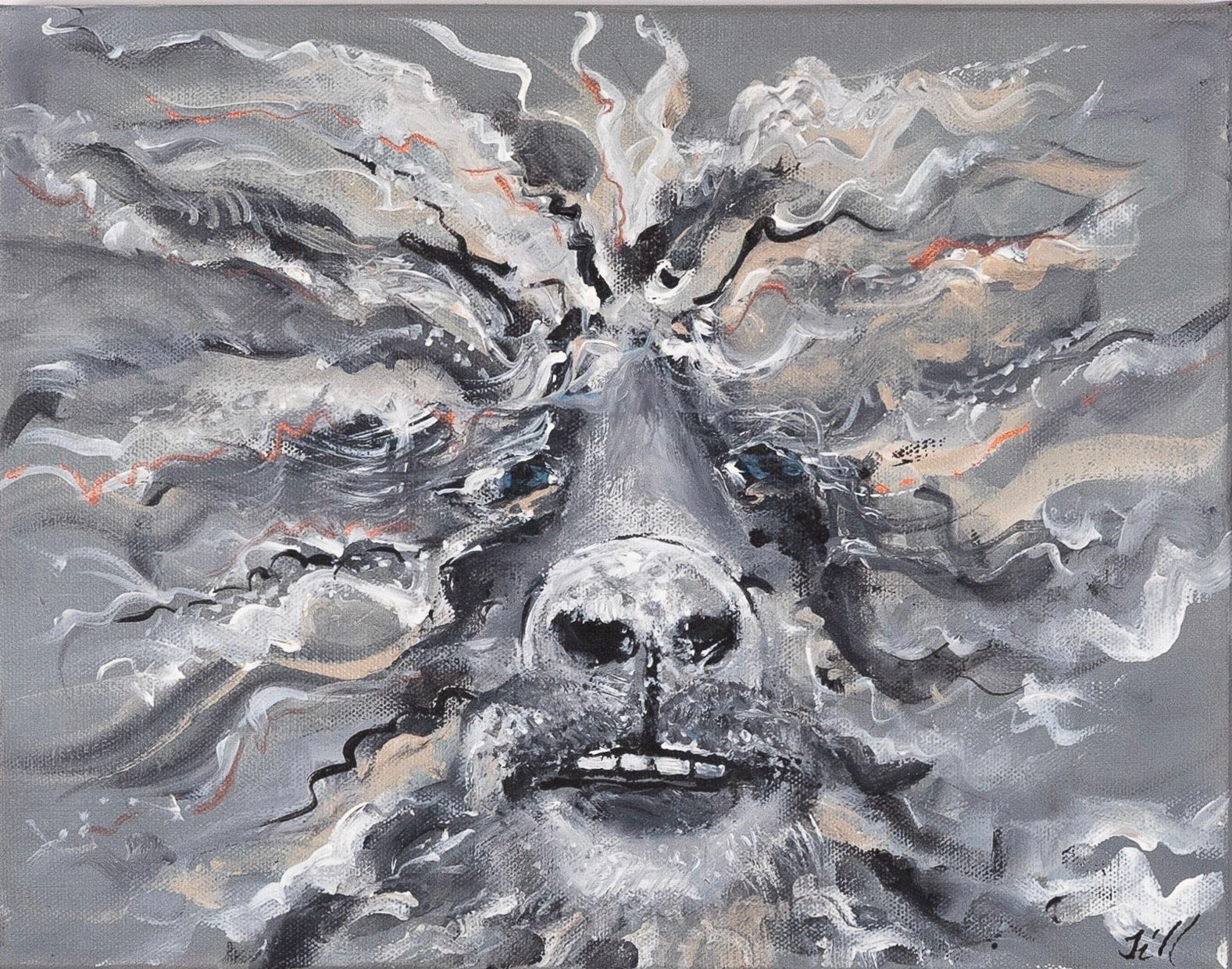 Manic Llama II by Jill Drllevich