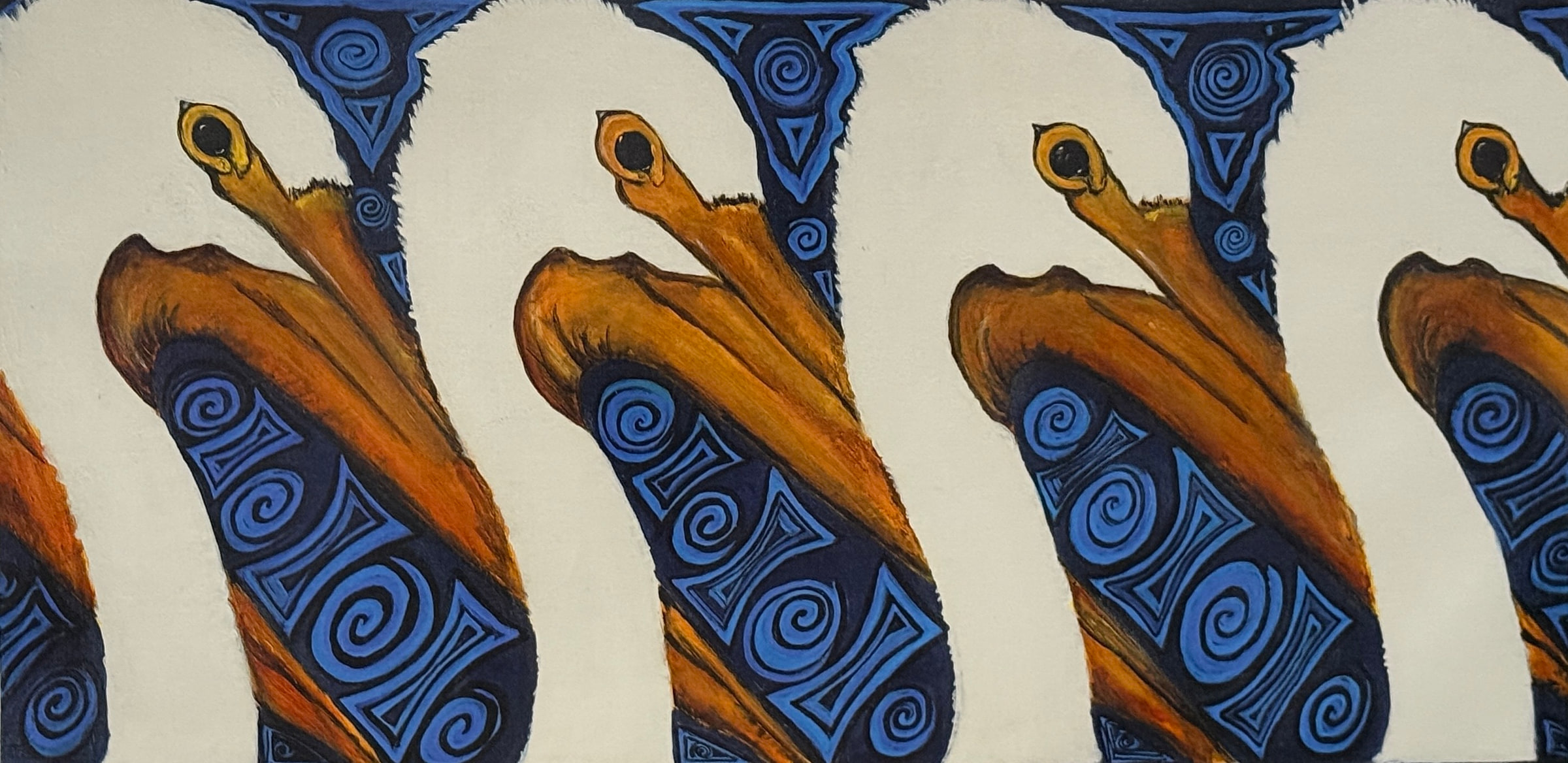 Pelican Pattern by Jill Drllevich
