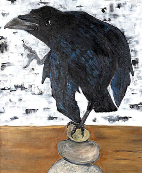 Raven Yoga by Jill Drllevich